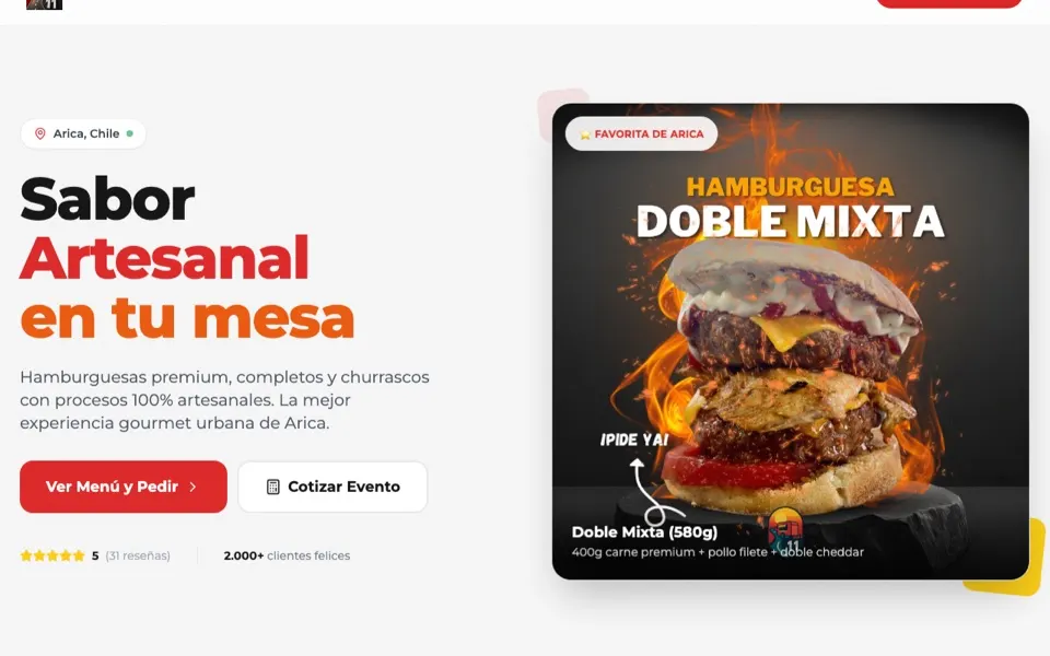 Sistema operacional del foodtruck La Ruta 11
